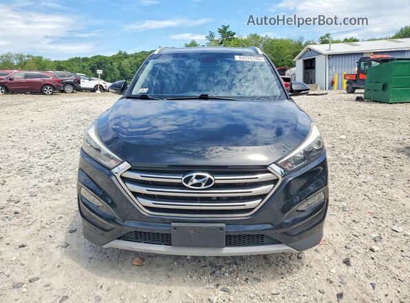 KM8J3CA20JU680209 2018 HYUNDAI TUCSON Black Вид ззаду