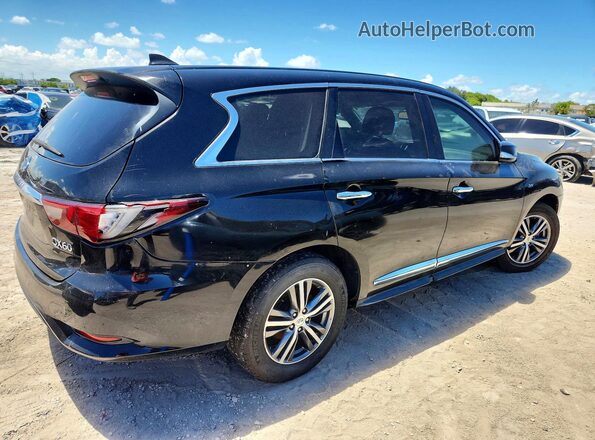 5N1DL0MN1KC568883 2019 INFINITI QX60 Black წინა მარჯვენა