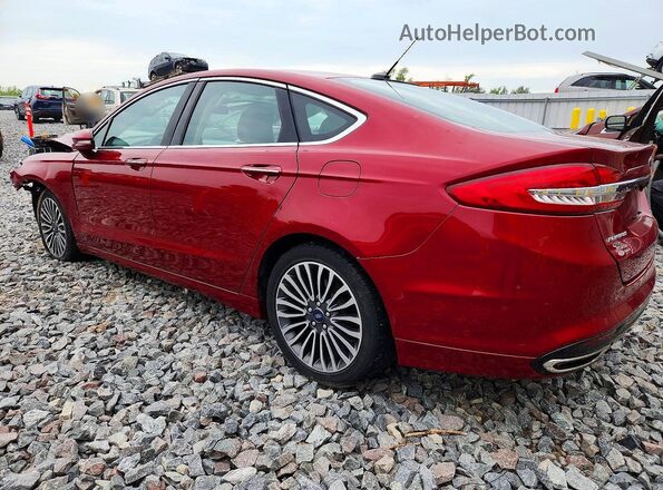 3FA6P0H92JR260495 2018 FORD FUSION Бордовый Задняя правая четверть