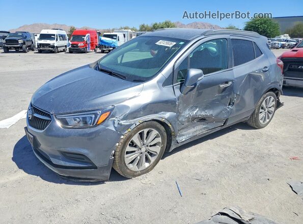 KL4CJASB8KB941020 2019 BUICK ENCORE Gray Trasero izquierdo