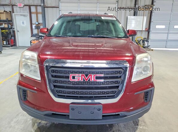 2GKALMEK8G6176572 2016 GMC TERRAIN Red Rear view
