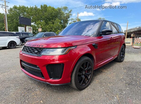 SALWZ2SE8JA191871 2018 LAND ROVER RANGE Red Rear left