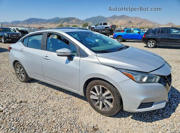 3N1CN8EV8LL854584 2020 NISSAN VERSA Silver წინა ხედი