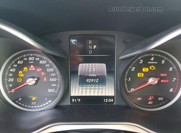 WDC0G4KB9HF253046 2017 MERCEDES-BENZ GLC-CLASS White Vista de los asientos traseros