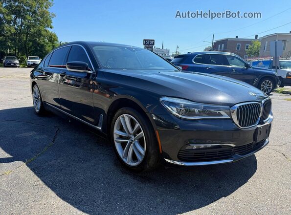 WBA7F2C53JB238489 2018 BMW 7 SERIES Black Դիմացի տեսք