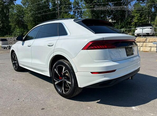 WA1AVAF14KD019524 2019 AUDI Q8 Белый Задняя правая четверть