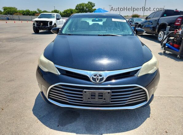 4T1BK1EB2GU212349 2016 TOYOTA AVALON Black Вид ззаду