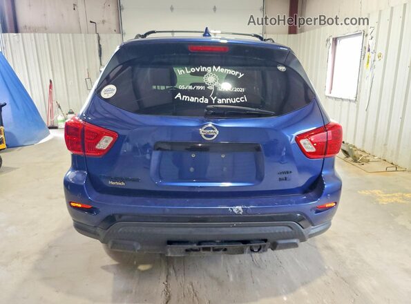 5N1DR2MM9KC641497 2019 NISSAN PATHFINDER Blue წინა სალონის ხედი