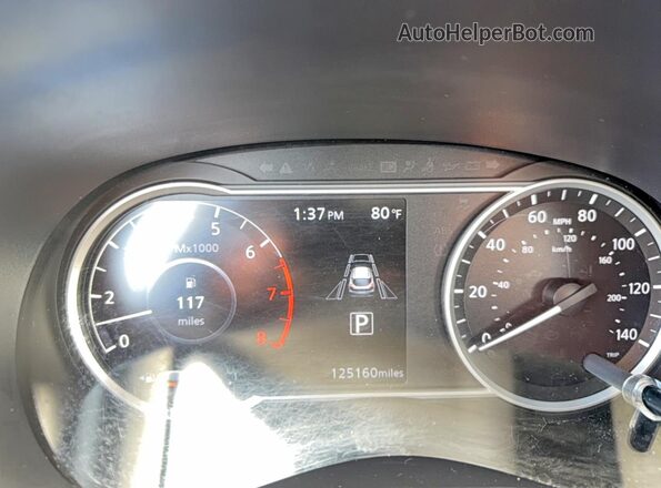 3N1CP5CVXLL538115 2020 NISSAN KICKS Gray Instrument cluster view