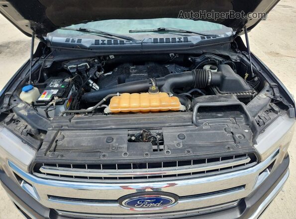 1FTFW1EG0JFA10305 2018 FORD F150 Black Vista del compartimento del motor