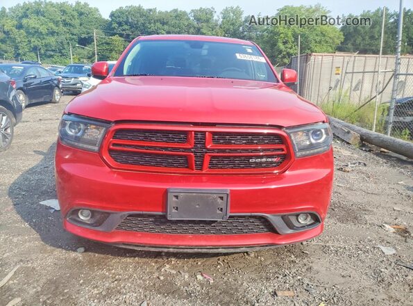 1C4RDJDG2JC362291 2018 DODGE DURANGO Red Widok z tyłu