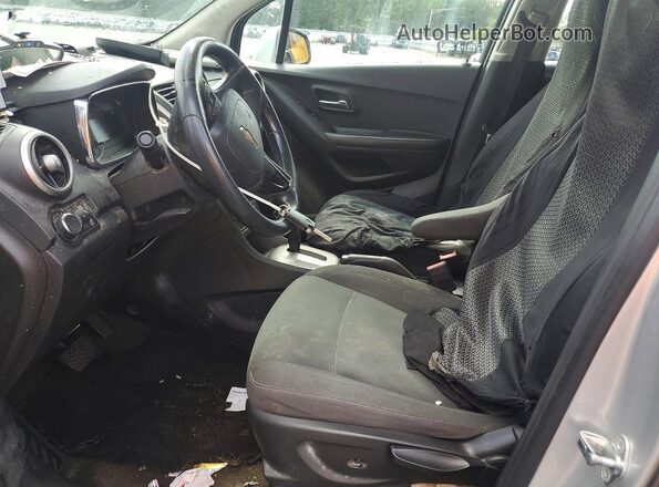 KL7CJKSB2GB526887 2016 CHEVROLET TRAX Silver Առջևի վահանակի տեսք
