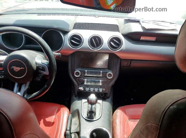 1FA6P8CFXJ5128390 2018 FORD MUSTANG Red Սարքավորումների վահանակի տեսք
