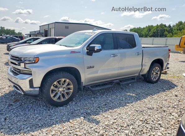 3GCUYGED3KG146874 2019 CHEVROLET SILVERADO Silver Rear left