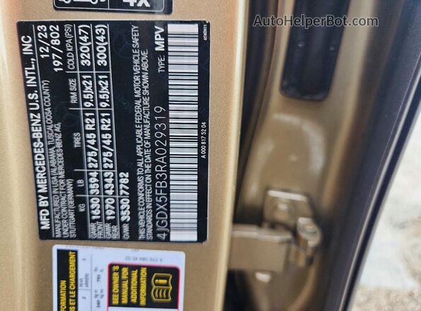4JGDX5FB3RA029319 2024 MERCEDES-BENZ EQS Two Tone Widok wnętrza 360 stopni