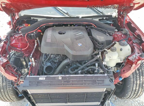 5UX53GP07T9199476 2026 BMW X3 Red Вид наклейки з VIN-кодом