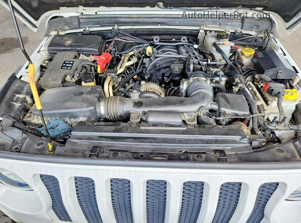 1C4HJXDG1JW122719 2018 JEEP WRANGLER White Widok komory silnika