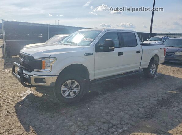 1FTFW1E59JFC66862 2018 FORD F150 White Tył lewy