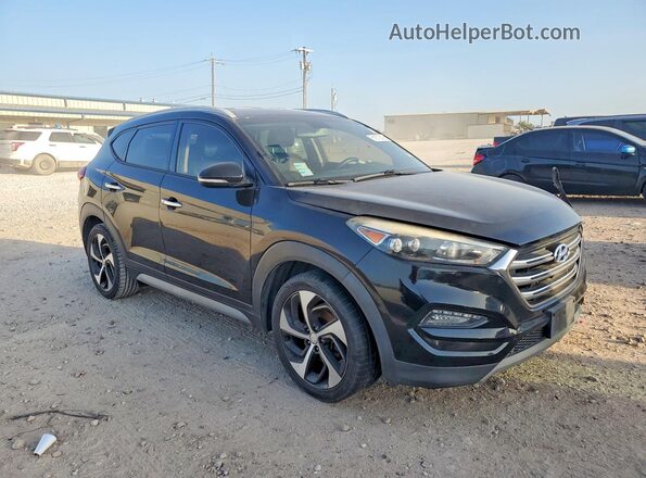 KM8J33A22JU789934 2018 HYUNDAI TUCSON Black Widok z przodu