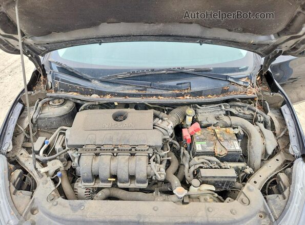 3N1AB7AP6JL646086 2018 NISSAN SENTRA Black Widok komory silnika