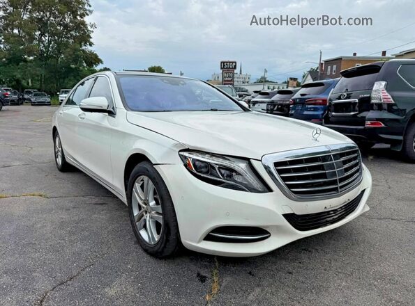WDDUG8FB0HA304445 2017 MERCEDES-BENZ S Белый Вид спереди