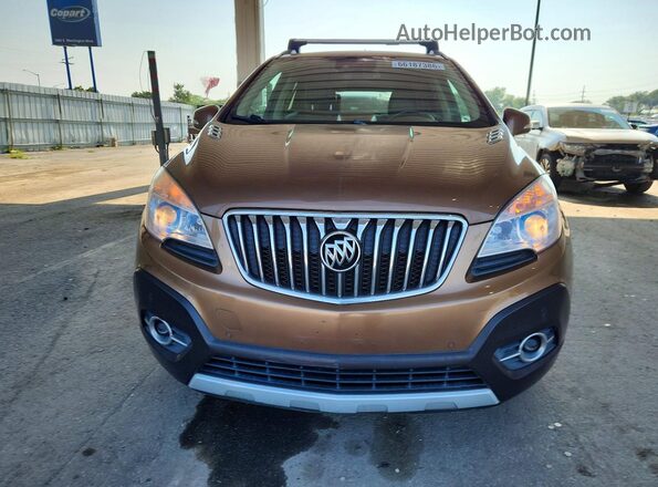 KL4CJHSBXGB644198 2016 BUICK ENCORE Коричневый Вид сзади