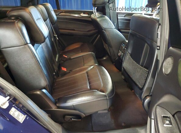 4JGDF6EE8HA981509 2017 MERCEDES-BENZ GLS-CLASS Blue Vista del compartimento del motor