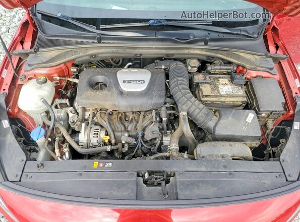 KMHH55LC7JU081768 2018 HYUNDAI ELANTRA Красный Вид наклейки с VIN-кодом