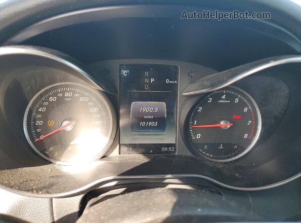 55SWF4JB9JU252637 2018 MERCEDES-BENZ C-CLASS Black Вид задніх сидінь