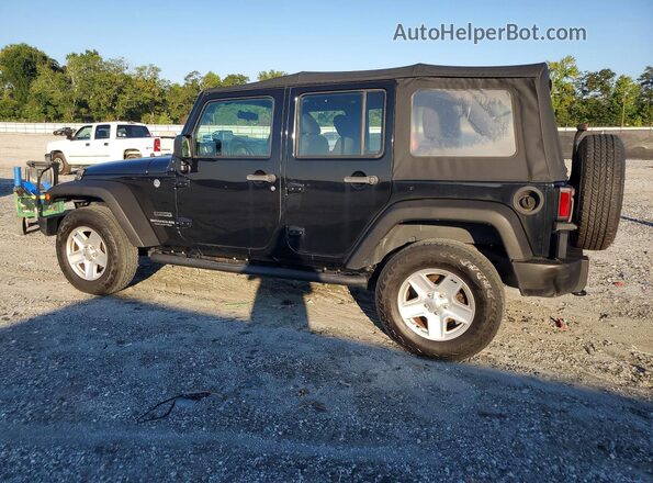 1C4BJWDG8HL630021 2017 JEEP WRANGLER Черный Задняя правая четверть