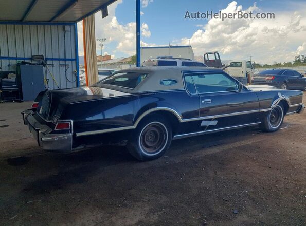 6Y89A822943 1976 LINCOLN CONTINENTA Black Przód prawy