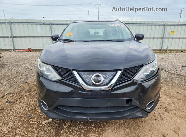 JN1BJ1CR6JW287206 2018 NISSAN ROGUE Black Widok z tyłu