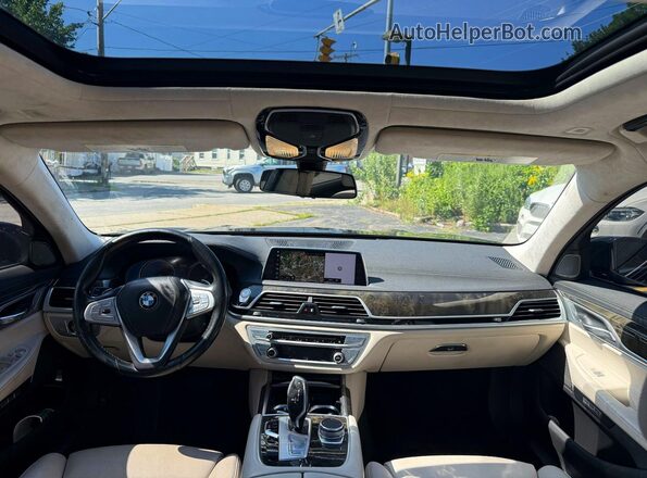 WBA7F2C53JB238489 2018 BMW 7 SERIES Black Սալոնի դիմացի տեսք
