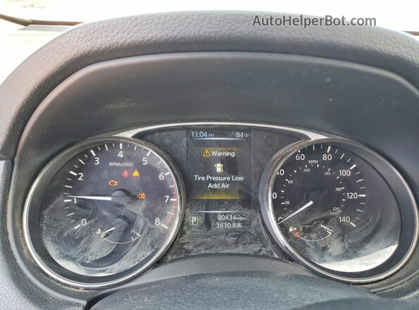 KNMAT2MV3GP627628 2016 NISSAN ROGUE Черный Вид задних сидений
