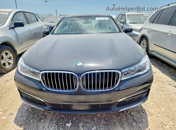 WBA7F0C53GGL99070 2016 BMW 7 SERIES Black Հետևի տեսք