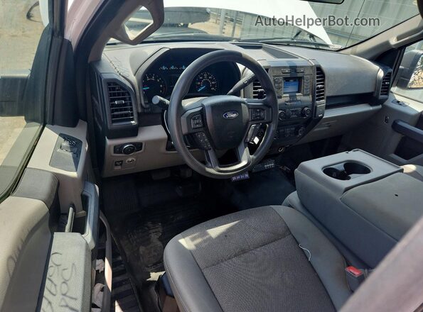 1FTNF1E49KKD52197 2019 FORD F150 White Instrument cluster view
