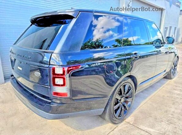SALGS2FK7HA368610 2017 LAND ROVER RANGE ROVER Черный Передняя правая четверть