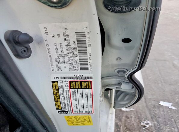 5TFCZ5AN1MX277585 2021 TOYOTA TACOMA Белый Вид наклейки с VIN-кодом