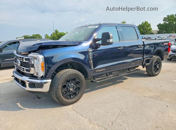 1FT8W3BT0PEC05065 2023 FORD F350 Синий Задняя левая четверть