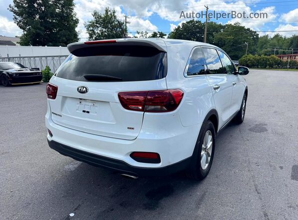 5XYPGDA31KG450666 2019 KIA SORENTO White Przód prawy