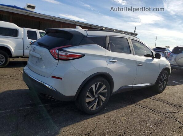 5N1AZ2MH6HN187471 2017 NISSAN MURANO Белый Передняя правая четверть