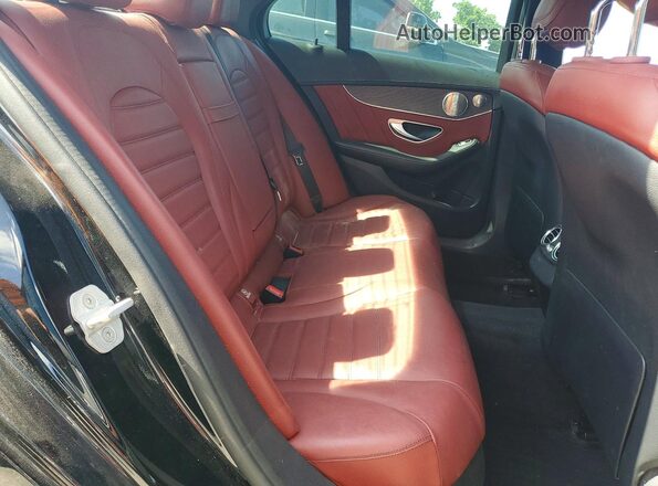 55SWF6EB1GU103007 2016 MERCEDES-BENZ C-CLASS Black Rear interior view
