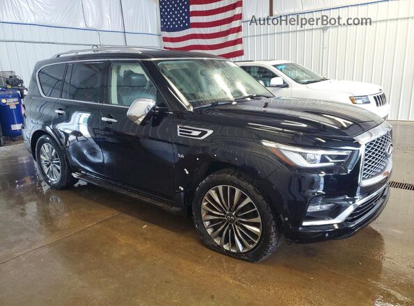 JN8AZ2NE7K9227070 2019 INFINITI QX80 Black Դիմացի տեսք