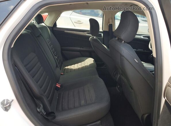 3FA6P0LU5KR158167 2019 FORD FUSION Белый Вид задней части салона