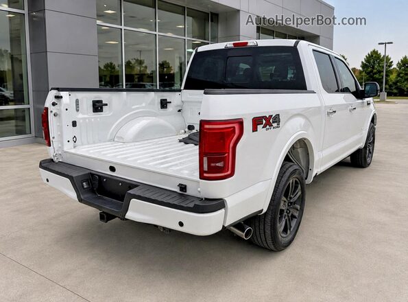 1FTEW1EG1HFB33214 2017 FORD F150 White Widok z przodu