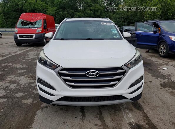 KM8J3CA2XHU396435 2017 HYUNDAI TUCSON White Вид ззаду