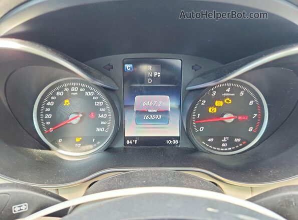 WDDWJ4JB8HF407383 2017 MERCEDES-BENZ C-CLASS White Հետևի նստատեղերի տեսք
