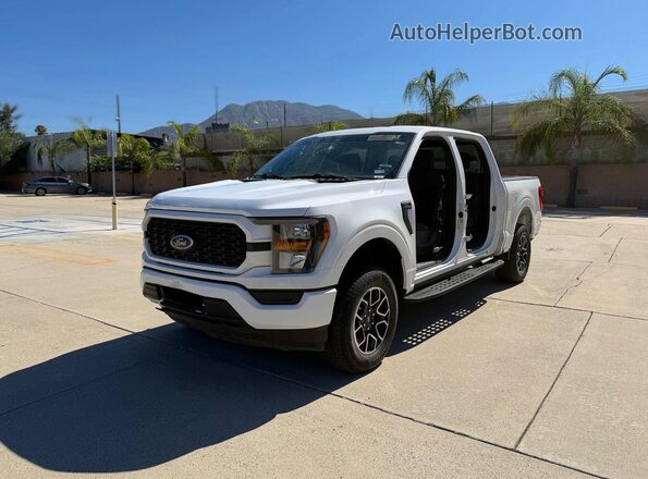 1FTFW1E5XPKE21354 2023 FORD F150 White Հետևի աջ