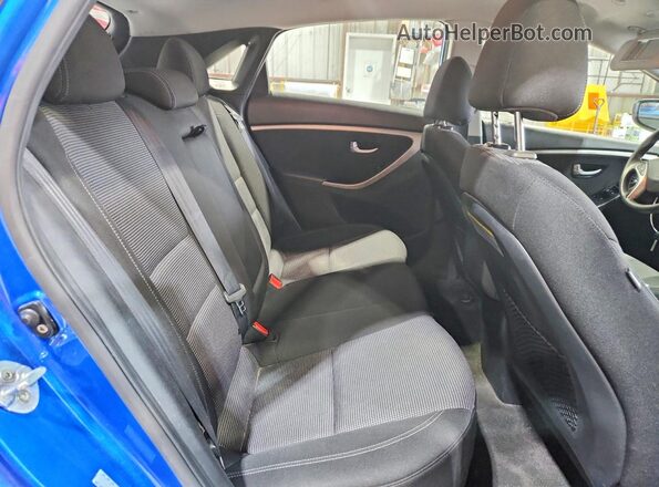 KMHD35LH0HU373496 2017 HYUNDAI ELANTRA Blue Вид підкапотного простору