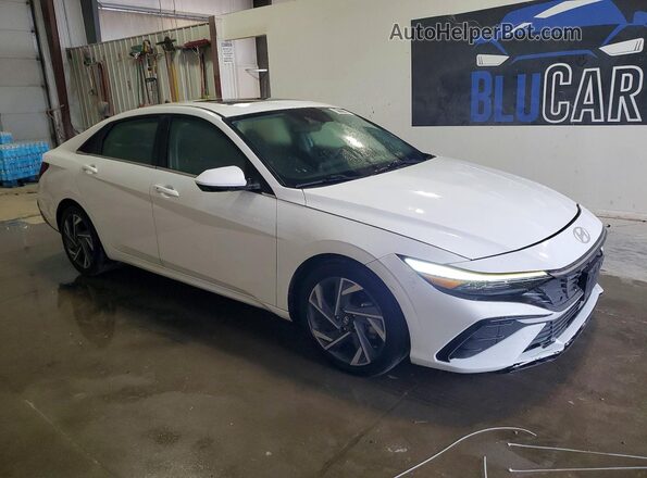 KMHLS4DG3SU911677 2025 HYUNDAI ELANTRA Белый Вид спереди